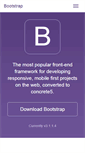 Mobile Screenshot of bootstraptheme.com